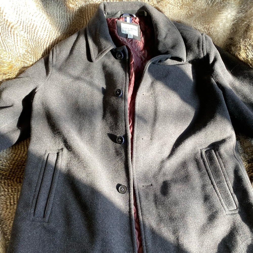 Cole Haan Wool Pea Coat